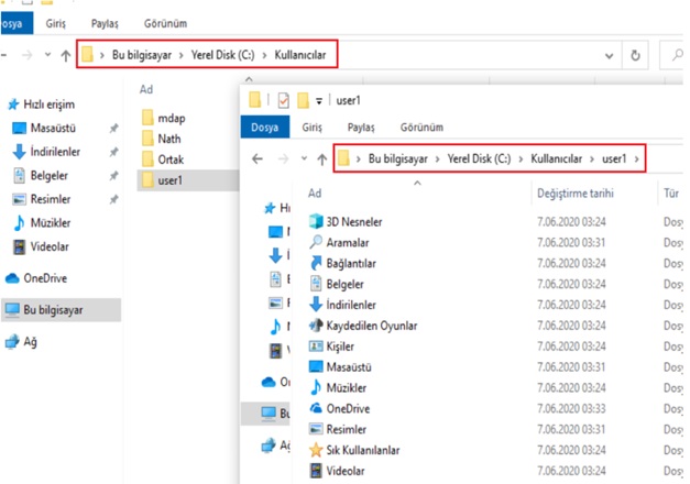 windows hesap silme