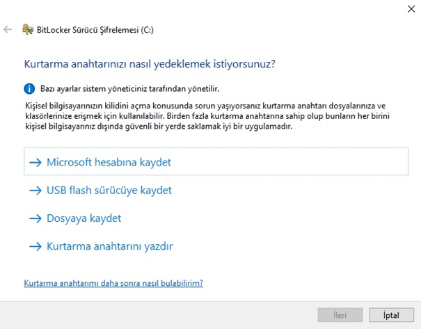 bitlocker nedir? nasıl kullanılır?