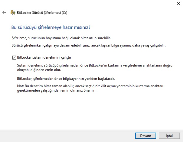 bitlocker nedir? nasıl kullanılır?