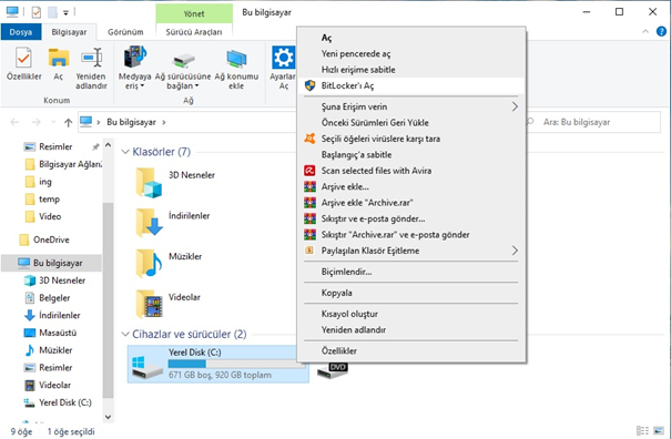 bitlocker nedir? nasıl kullanılır?