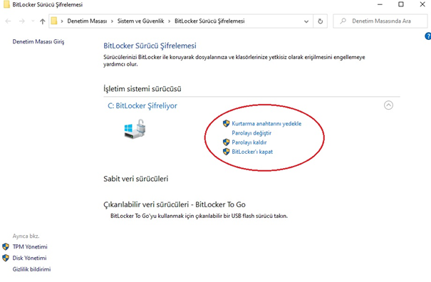 bitlocker nedir? nasıl kullanılır?
