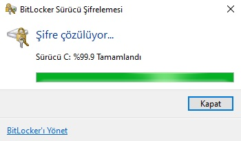 klasör şifreleme