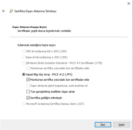 Windows dosya şifreleme - EFS