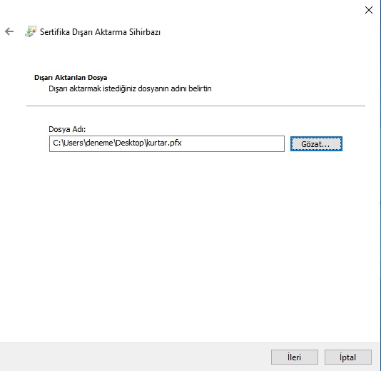 Windows dosya şifreleme - EFS