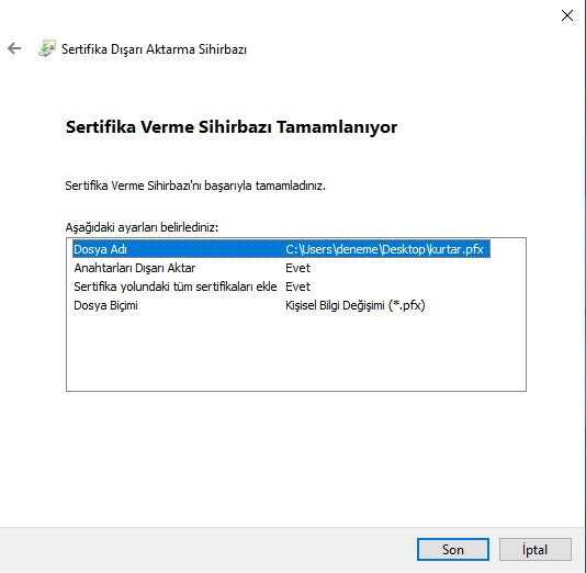 Windows dosya şifreleme - EFS