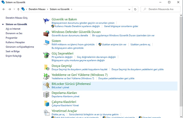 bitlocker nedir? nasıl kullanılır?
