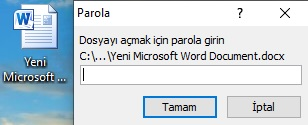 Microsoft office dosya şifreleme ve klasör şifreleme