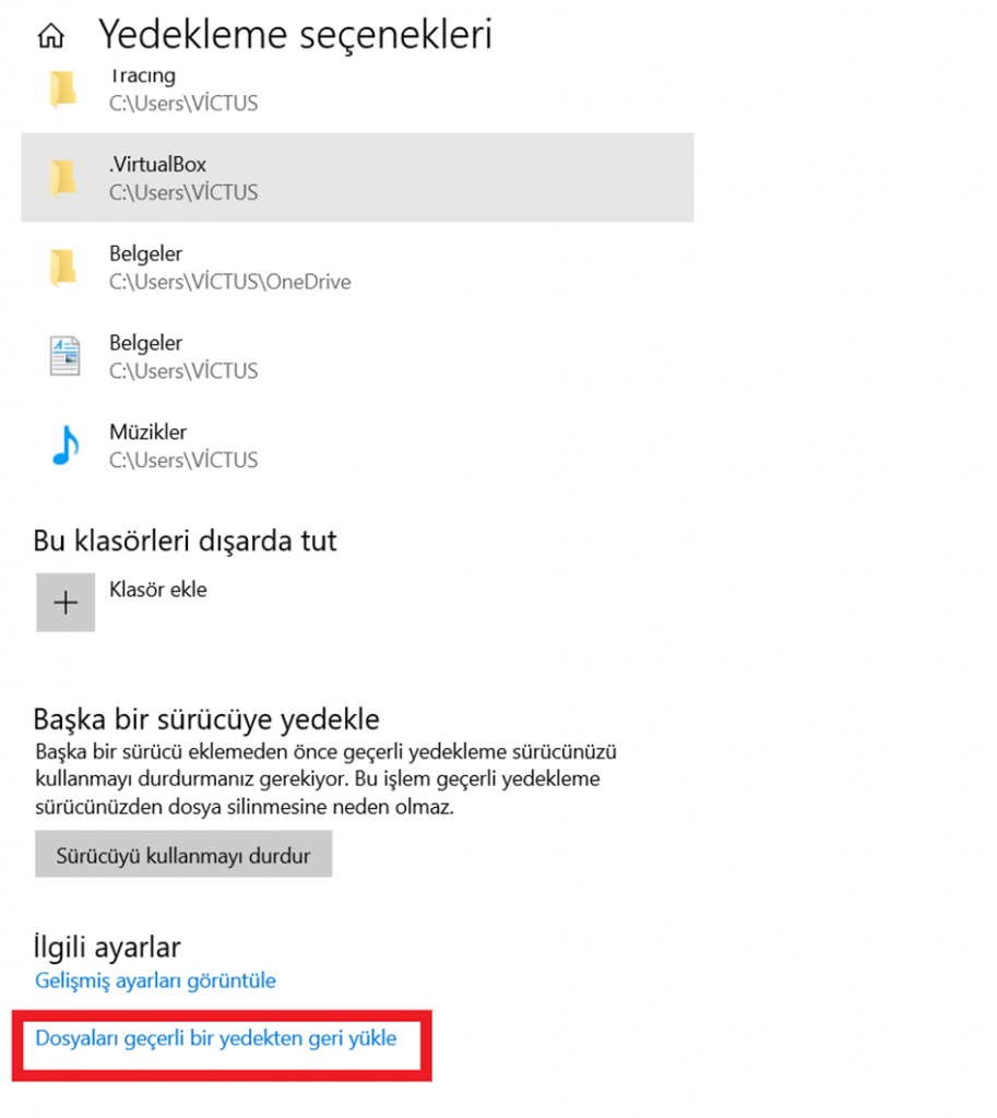 windows 10 file history